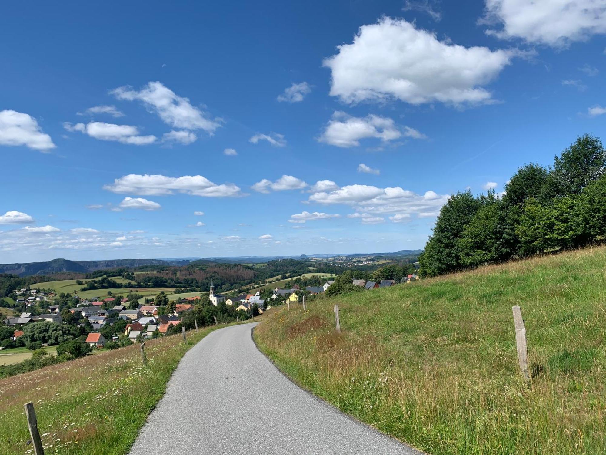 Gasthof zur Hoffnung Hinterhermsdorf Exterior foto