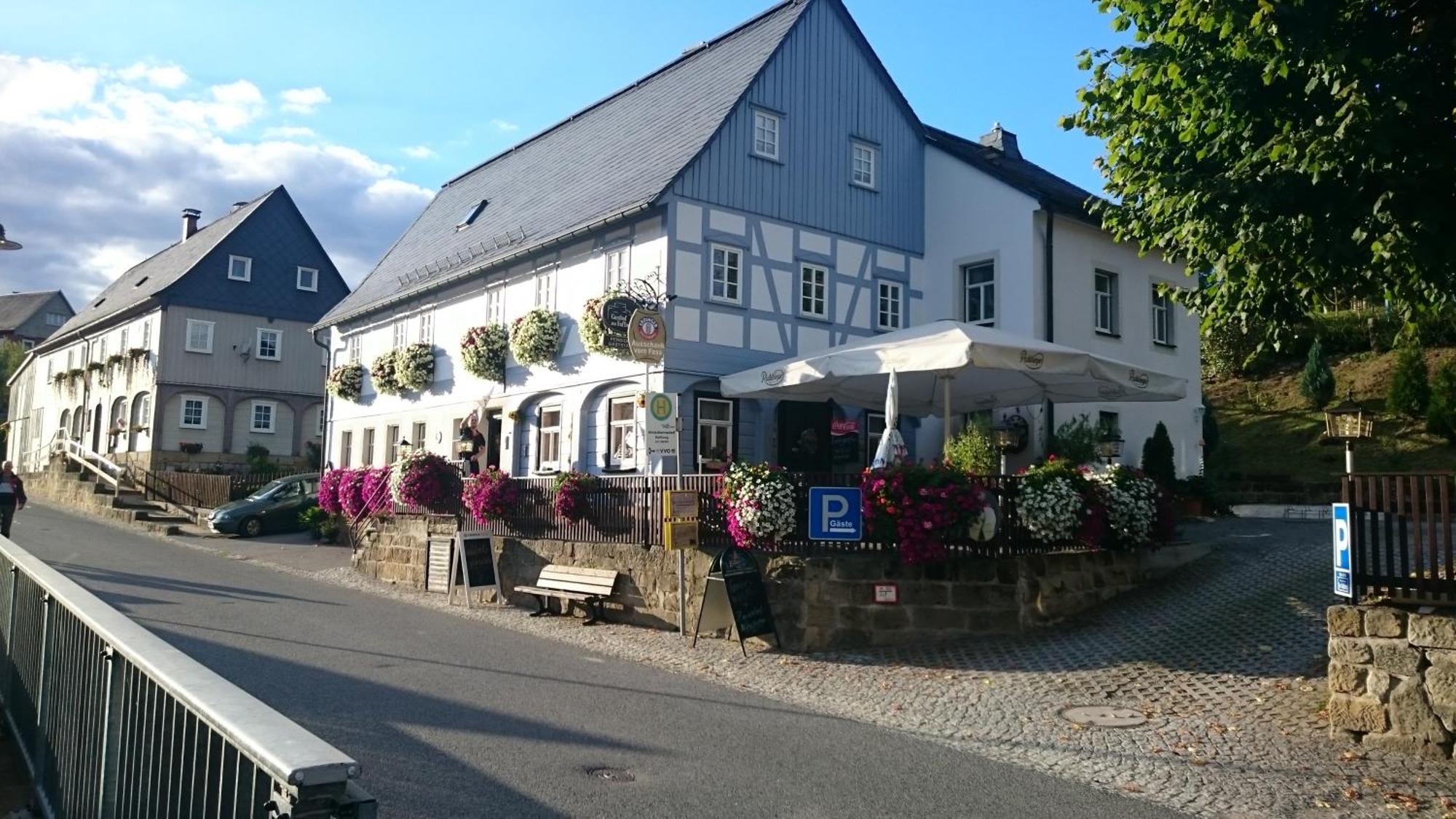 Gasthof zur Hoffnung Hinterhermsdorf Exterior foto
