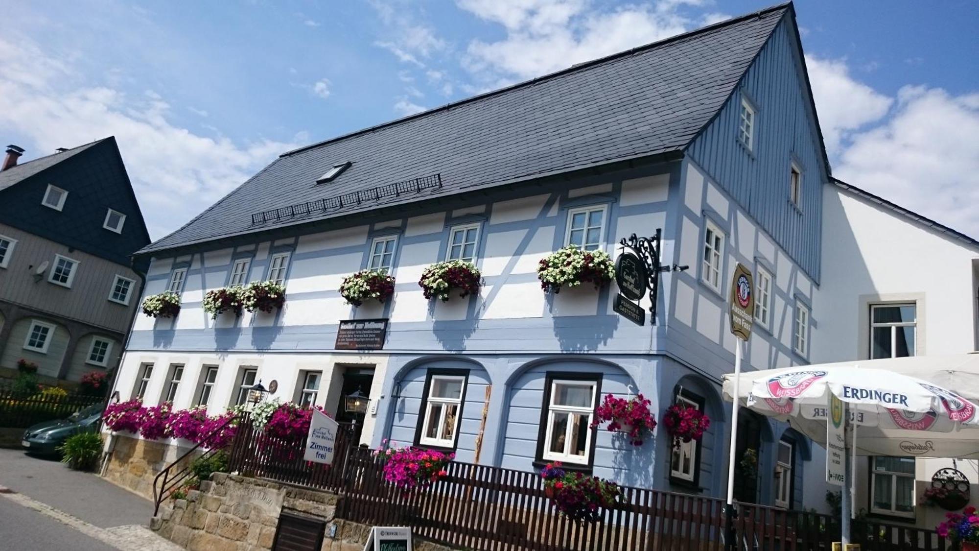 Gasthof zur Hoffnung Hinterhermsdorf Exterior foto