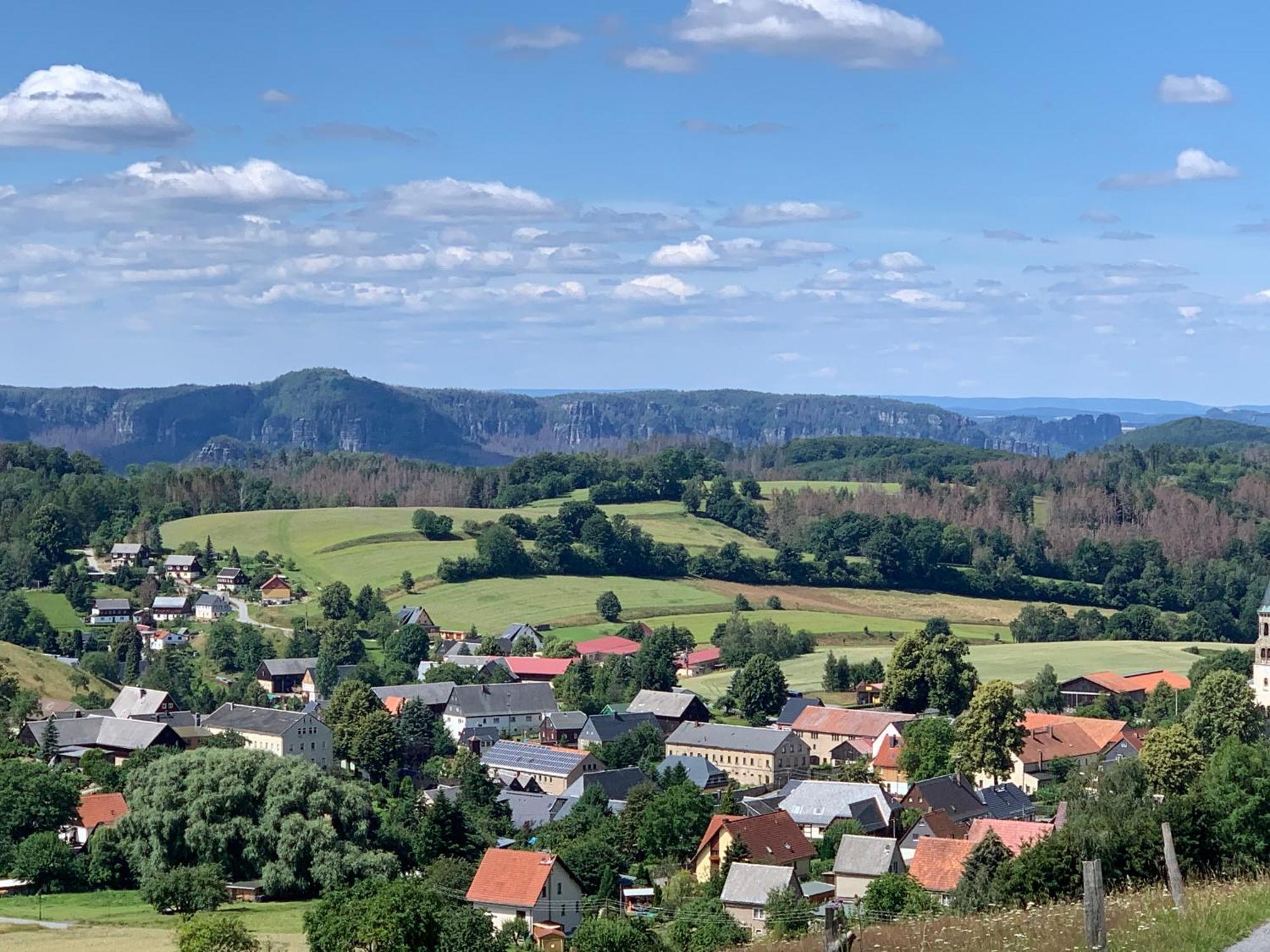 Gasthof zur Hoffnung Hinterhermsdorf Exterior foto
