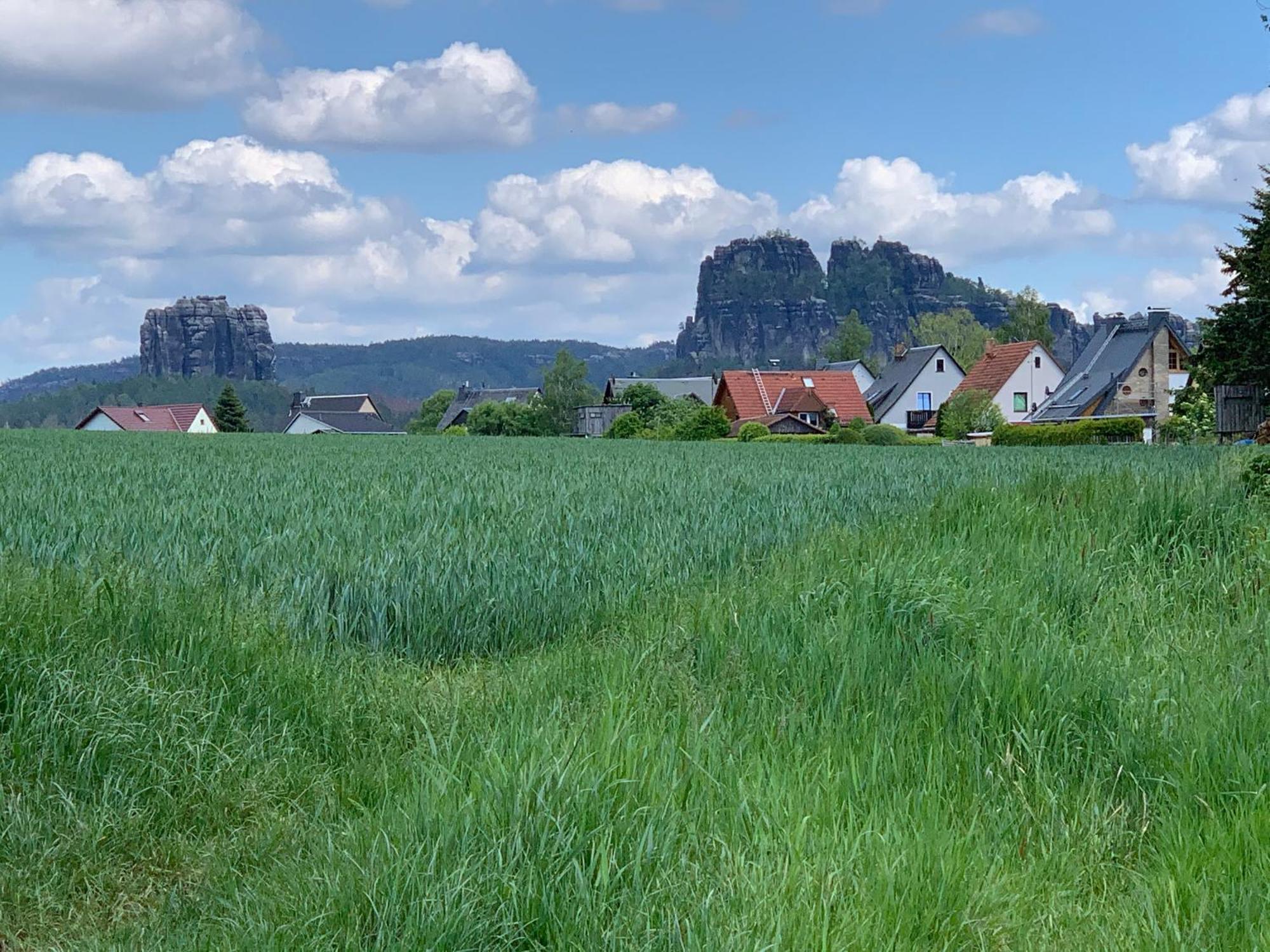 Gasthof zur Hoffnung Hinterhermsdorf Exterior foto