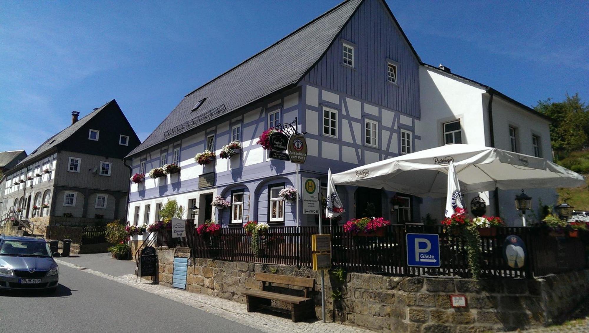 Gasthof zur Hoffnung Hinterhermsdorf Exterior foto