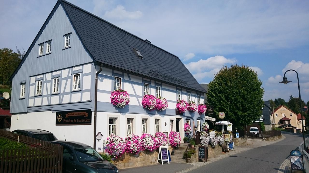 Gasthof zur Hoffnung Hinterhermsdorf Exterior foto