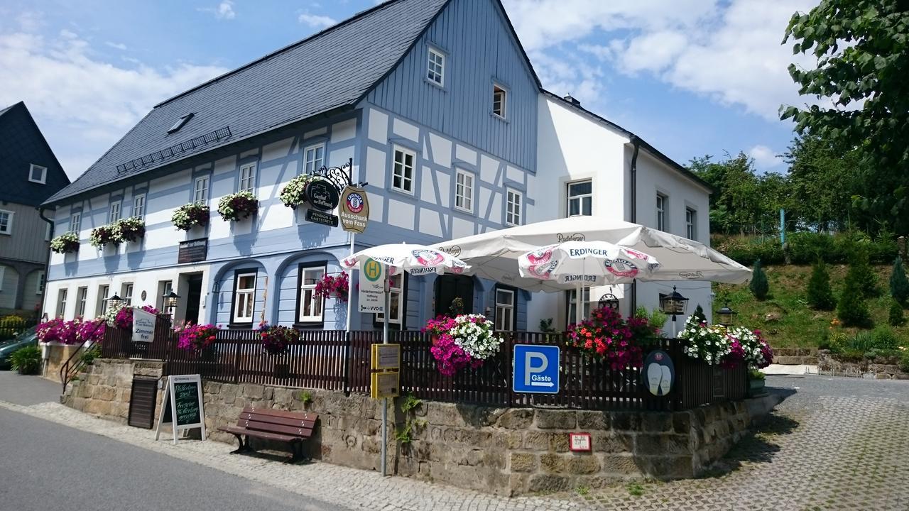 Gasthof zur Hoffnung Hinterhermsdorf Exterior foto