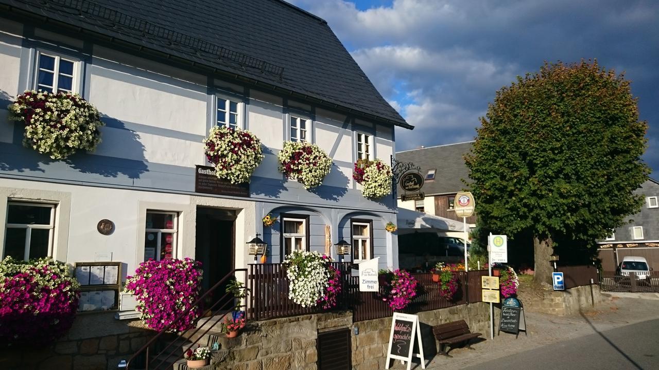 Gasthof zur Hoffnung Hinterhermsdorf Exterior foto
