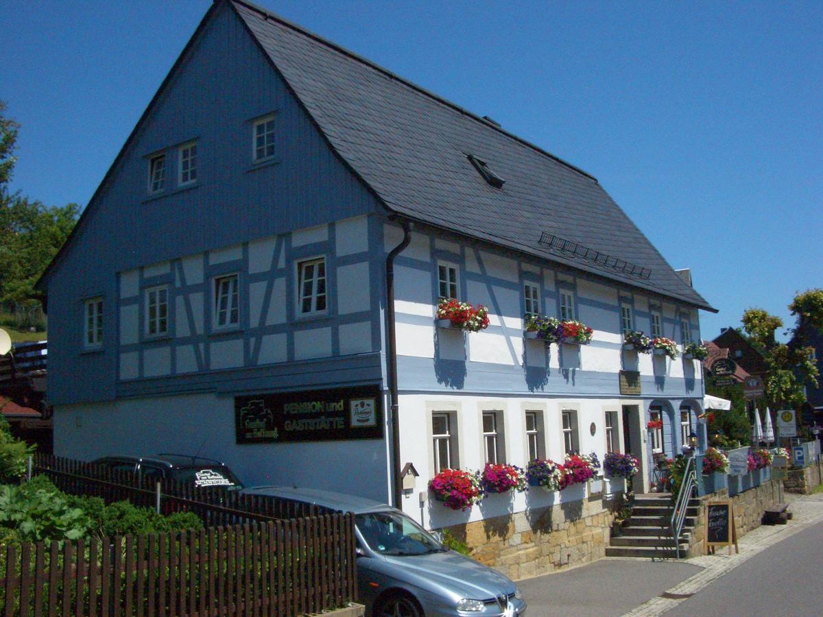 Gasthof zur Hoffnung Hinterhermsdorf Exterior foto