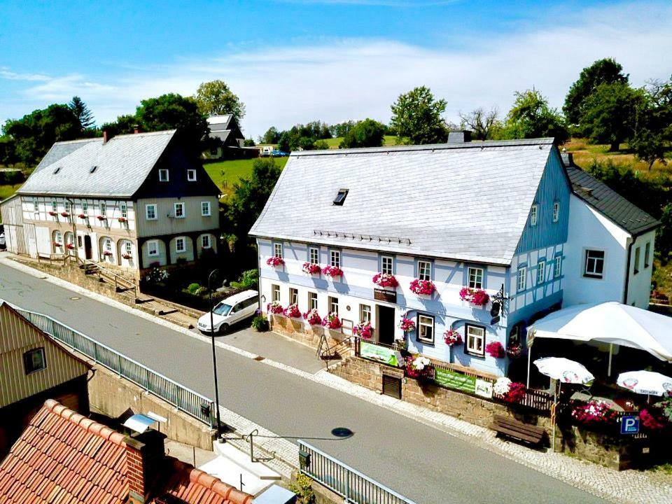 Gasthof zur Hoffnung Hinterhermsdorf Exterior foto