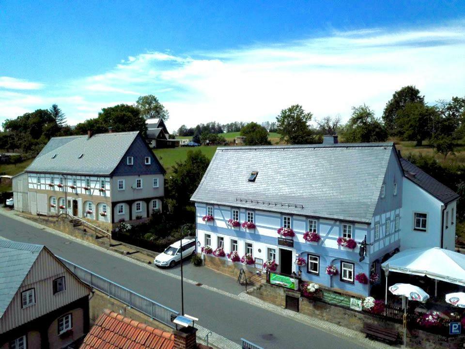 Gasthof zur Hoffnung Hinterhermsdorf Exterior foto